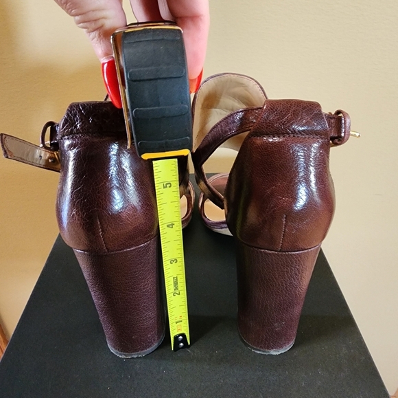 Banana Republic Blyss Block Heels - Brown - Size 8 - Picture 6 of 7